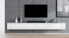 AX LIVING TV Bank weiß Loriano weißes TV Board 3x100 cm Matt/Hochglanz Bild 4