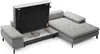 Vente-unique - ARCHIBALD Sofa Stoff Grau - B 104 cm x H 82 cm x L 265 cm Bild 5