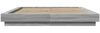 Doppelbett, Bettgestell Modernen mit LED Grau Sonoma 150x200 cm Holzwerkstoff d1340e Bild 5