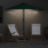 vidaXL Garten-Sonnenschirm Grün 294 x 150 x 223 cm Polyester und Stahl 42003260 Bild 4