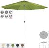 Doppler Active Kurbel 380 Sonnenschirm 5 Farben ø 380 cm Marktschirm Mittelmast 444438 836 Fresh Green Bild 3
