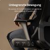 Desktronic Bürostuhl Verstellbarer Ergonomischer SitOne, Schwarz 4-Dimensional Armlehne, Integrierte 4-Wege-Lendenwirbelstütze Bild 5