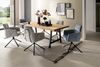 2er Set Sesselstuhl Quebec, 360° drehbar - Taupe / Edelstahl Bild 2