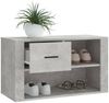vidaXL Schuhschrank Betongrau 80x35x45 cm Holzwerkstoff 816756 Bild 4