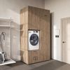 Roomart Waschmaschinenschrank 240 cm mit Hochschrank – Soft-Close, Ausziehbrett • Eiche Bild 2