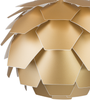 'Segre Mini' Hängeleuchte Gold Blumenform Zapfen Kinderzimmer Beleuchtung Modernes Design Bild 5