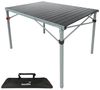 Skandika Campingtisch Aluminium Klapptisch Maikku, einrollbare Tischplatte, wasserfest, für 6 Personen, 80 kg Traglast, 107 x 70 x 70 cm, Falttisch für Garten Bild 4