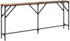 vidaXL Konsolentisch Altholz 180 x 23 x 75 cm Schichtholz und Metall 871326 Bild 2