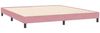 vidaXL Boxspringbett mit Matratzen Rosa 180x210 cm Samt 3317876 Bild 5