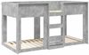 vidaXL Etagenbett für Kinder Beton Grau 90 x 200 cm Holzwerkstoff 3410414 Bild 4