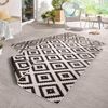 In- & Outdoor Teppich Malta Schwarz Creme - 200x290x0,5cm Bild 4