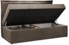 Kinderbett BANCO, Boxspringbetten für Kinderzimmer, Jugendbett, Einzelbett mit Matratze - Braun Velvet - Topper T25 Bild 5