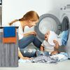 Wäschekorb Bambus mit 2 Fächern Bild 2