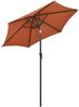 vidaXL Sonnenschirm mit LED-Beleuchtung Terrakotta 200x211 cm Alu 313562 Bild 4