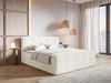 Selsey 'Cloudy II' Boxspringbett mit Bettkästen und Topper Bouclé Creme, 140x200 cm Bild 3