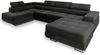Masseno Ecksofa CASONE mit Schlaffunktion U-Form, Sofa mit Bettkasten Bild 2