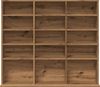 vidaXL CD-Regal Artisan-Eiche 100x23x89,5 cm Holzwerkstoff 856001 Bild 4