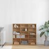 vidaXL CD-Regal Artisan-Eiche 100x23x89,5 cm Holzwerkstoff 856001 Bild 3