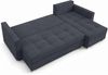 AX LIVING Ecksofa ELIF Dunkelgrau mit Schlaffunktion L-Form, Sofa mit Bettkasten - Moderne Ecksofa, Wohnzimmer Ecksofa - Eckcouch Dunkelgrau - Rechts Bild 5