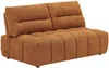 Vente-unique - APOLIU Sofa Stoff Rot - B 123 cm x H 93 cm x L 170 cm Bild 3
