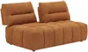 Vente-unique - APOLIU Sofa Stoff Rot - B 123 cm x H 93 cm x L 170 cm Bild 4