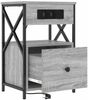 vidaXL Nachttisch Graues Sonoma 40 x 31 x 60 cm Holzwerkstoff 859496 Bild 5