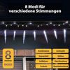 SALCAR LED Eiszapfen Lichterkette, 40 Weihnachtsbeleuchtung 10m Bild 2