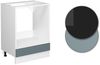 Herdumbauschrank R-Line Blau-Grau 60 cm , AP Eiche Vicco Bild 4