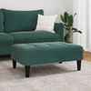 vidaXL Fußhocker Dunkelgrün 77x55x31 cm Samt 4007368 Bild 3