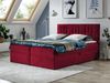 Boxspringbett Trifoli III, Rot, 160x200 cm Bild 2