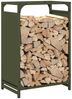 vidaXL Brennholzregal Olivgrün 44x28x65 cm Kaltgewalzter Stahl 864198 Bild 4