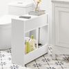 SoBuy BZR48-W Badunterschrank, MDF, Lackiert, Weiß, 55 x 60 x 20 cm Bild 5