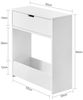 SoBuy BZR48-W Badunterschrank, MDF, Lackiert, Weiß, 55 x 60 x 20 cm Bild 3