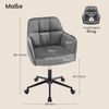 YOUDENOVA Bürostuhl mit Rollen, höhenverstellbarer, ergonomisch, 64x64x90cm (1 St), Höhenverstellbar & 360° Drehbar Bild 2