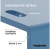 HOLZBRINK Sitzbank Tischgestell Möbelfüße Tischuntergestell inkl. Bodenschoner HLT-05 (Tischkufen), Tischkufen Industriestahl pulverbeschichtet Bild 3