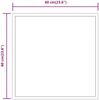 vidaXL LED-Badspiegel 60x60 cm 151759 Bild 5