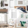 COSTWAY Badezimmerschrank Badschrank weiß, freistehender Unterschrank Küchenschrank mit Einzeltür und verstellbarem Einlegeboden, Sideboard Beistellschrank für Bad Wohnzimmer Bild 3