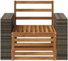 vidaXL Outdoor Mittelsofa Natur 3438923 Bild 3