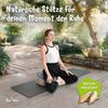 livasia Meditationskissen Zafukissen groß (Deluxe) - 45x15cm, Kapok, vegan, handgefertigt Bild 2