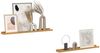 vidaXL Wandregal mit Regal 2 pcs Beige 80 x 9 x 3 cm Holzwerkstoff 42020033 Bild 3