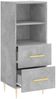 Sideboard, Kommode Betongrau 34,5x34x90 cm Holzwerkstoff Bild 5