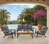 Lesli Living Gartenlounge-Set Lesli Living Lounge-Set Donnan anthrazit/grau Bild 3