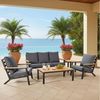 Lesli Living Gartenlounge-Set Lesli Living Lounge-Set Donnan anthrazit/grau Bild 2
