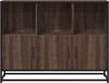 vidaXL Sideboard Braun Eichen-Optik 100x35x76 cm Holzwerkstoff 849033 Bild 4