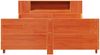 vidaXL Massivholzbett ohne Matratze Wachsbraun 140x190 cm Kiefernholz 3323775 Bild 4