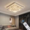 Eurohandisplay LED Deckenleuchte LED Deckenleuchte Kristall Lichtfarbe einstellbar mit Fernbedienung, LED fest integriert, Tageslichtweiß, Lichtfarbe und Helligkeit mit Fernbedienung oder App einstellbar Bild 4