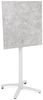 Gartenbartisch Teral Hoch - Aluminium, 70 x 70 cm, Cremeweiß Bild 2