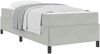 vidaXL Bettrahmen mit Matratze Hellgrau 100 x 200 cm Stoff 3399042 Bild 2