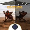 Ferghana Sonnenschirm Sonnenschirm mit Kurbel, Balkonschirm Rund, UV-Schutz UPF 50+ Wasserdicht Windfest Bild 4