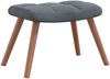 vidaXL Relaxsessel mit Hocker Dunkelgrau Samt [328063] Bild 5
